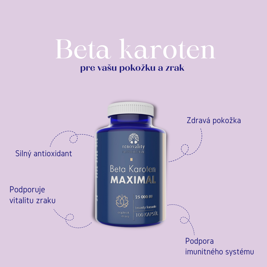Beta karoten, pomocník nielen pre náš zrak a pokožku Renovality